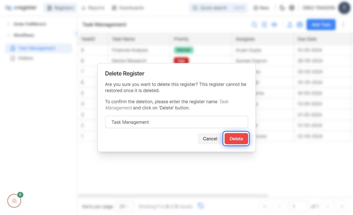 Registers | Docs | E-Register